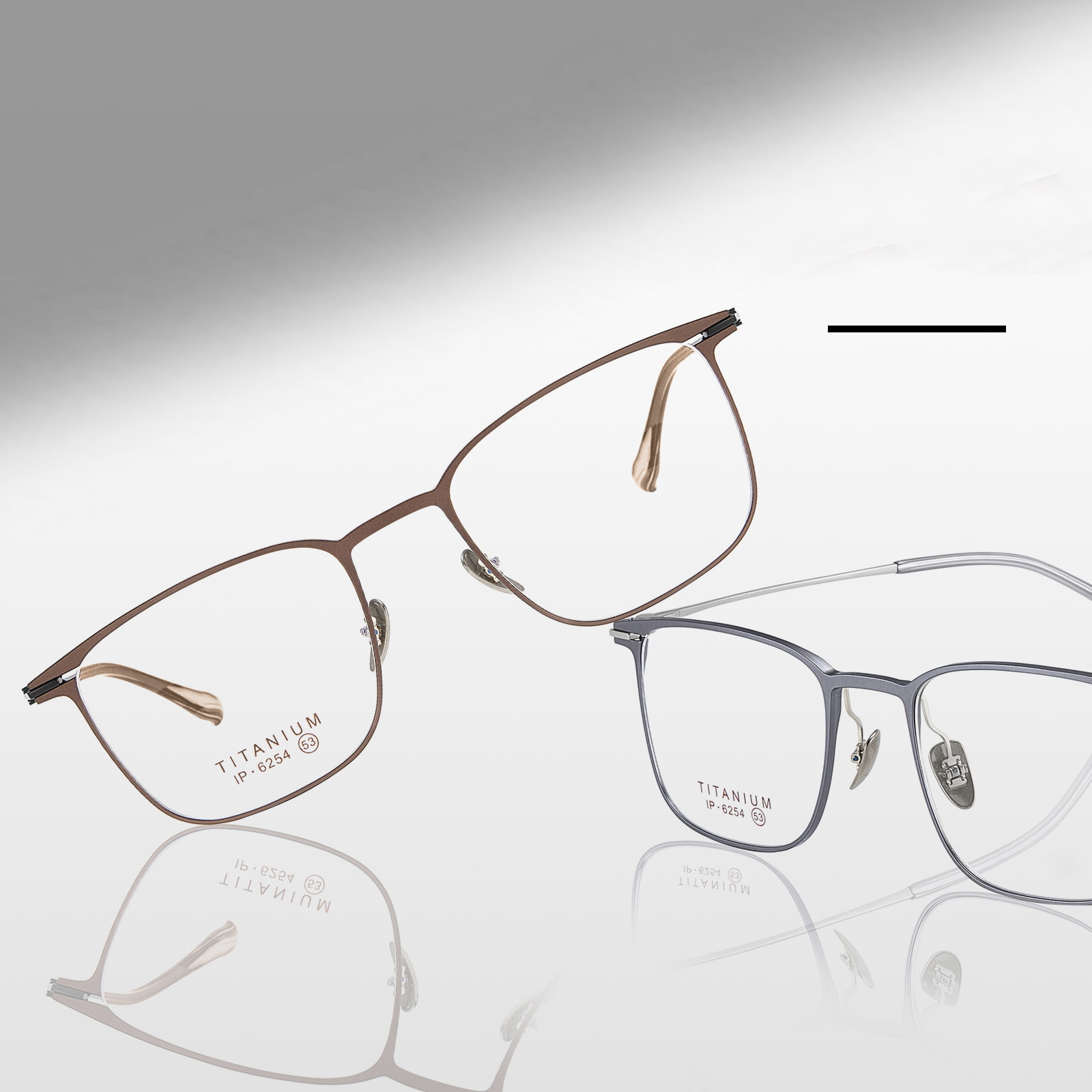 6254 Dikişsiz Dayanıklı Saf Titanyum Gözlük
