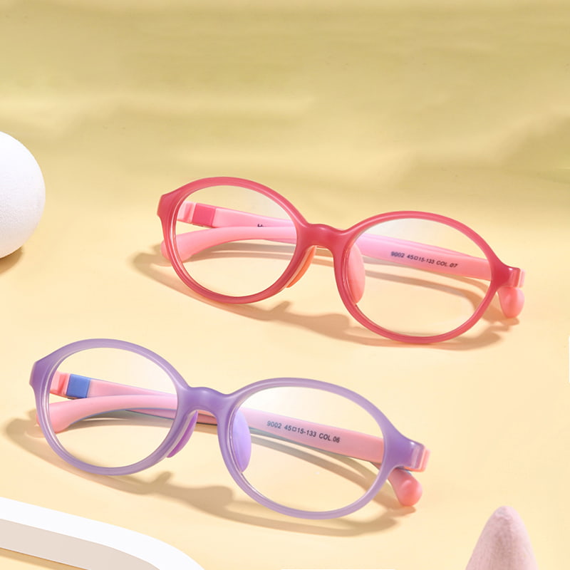 9002 Jelly Color Güvenlikli Tam Çerçeve Çıkarılabilir Gözlük
