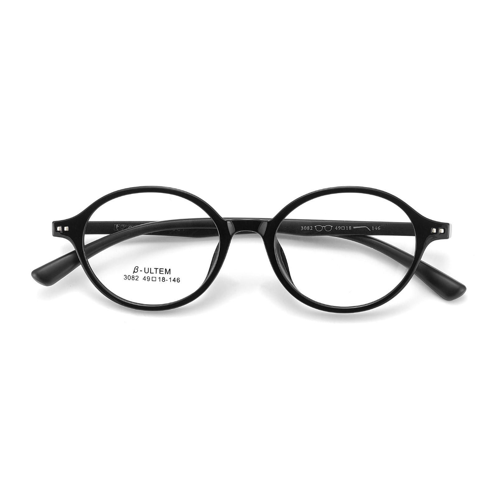 3082 Oval Çerçeveli Stresssiz TR90 Gözlük